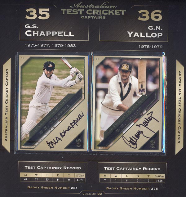 SEP 2011 Heritage Series Test Cricket Captains - Main Set (44)