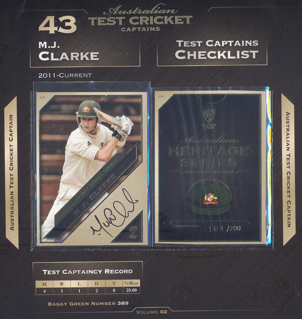 SEP 2011 Heritage Series Test Cricket Captains - Main Set (44)